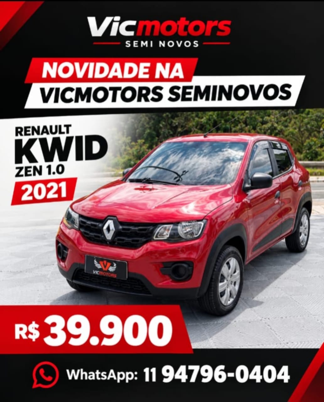 Kwid 2021 Zen 1.0 flex completo - foto 11